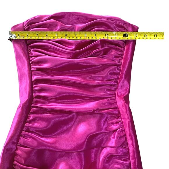 Gunne Sax Barbie Core Pink Satin
Evening Gown SZ 1 Jessica McClintock VTG Formal - Picture 8 of 16